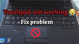 Dell Touch pad not working How to fix On Dell laptop touchpad on Windows 10 Dell latitude E6230 [upl. by Hedda]