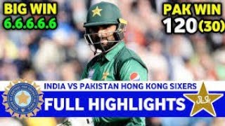 PAK vs IND  Full Match Highlights  Hong Kong Sixes 2024 [upl. by Enavi]