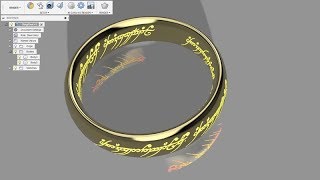 Fusion 360  One Ring [upl. by Travax395]