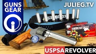 Guns amp Gear USPSA Revolver Divison SampW Performance Center Jerry Miculek 929  JulieGTV [upl. by Eneliak907]