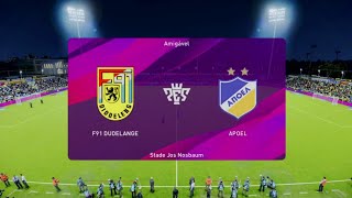 Dudelange vs APOEL  PES 20 Europa League Live Gameplay [upl. by Briant]