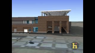 BIM 4D Animated Construction Sequence [upl. by Gilleod]