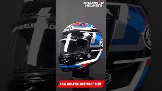 Arai Quantic Abstract Blue  ChampionHelmetscom sportbike motorcyclegear helmet bikers arai [upl. by Ilrebmik]