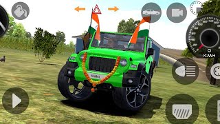 Dollar Song Modified Mahindra Green Thar 😈 Indian Cars Simulator 3D  Android Gameplay Part 8 [upl. by Mulvihill]