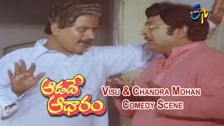 Aadade Aadharam Telugu Movie  Chandra Mohan amp Visu Hilarious Comedy Scene  Seetha  ETV Cinema [upl. by Richmond]