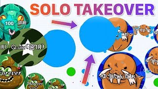 AGARIO MOBILE SOLO TAKEOVER – AGARIO BEST MOMENTS [upl. by Paradies287]