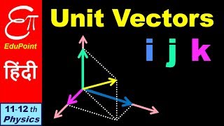 🔴 Rectangular Coordinate UNIT VECTORS i j k Notation  in HINDI [upl. by Bacon]