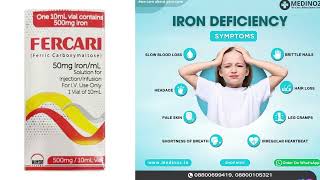 iron Deficiency treatment in urduFERCARI INJECTIONFerriic CarboxymaltoseAdvanteges sideeffects [upl. by Esnahc612]