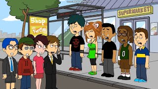 Luke Diana Brandon Jahari amp Kyle gets Noah amp his Family Arrested and Gets Grounded Goanimate [upl. by Nannette]