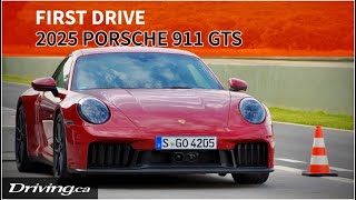 2025 Porsche 911 Carrera 4 GTS  First Drive  Drivingca [upl. by Ezequiel]