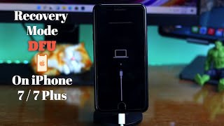 iPhone 77 Plus How To DFU Recovery Mode and Hard Reset iOS 15 [upl. by Fedak]