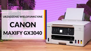 Urządzenie wielofunkcyjne Canon MAXIFY GX3040 – dane techniczne – RTV EURO AGD [upl. by Elyrad]