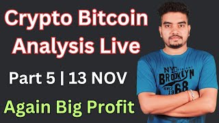 Big Profit Again  Bitcoin Price Analysis  Crypto Trading for Beginners Part 5 [upl. by Aloel]