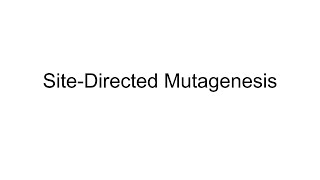 Primer Design for SiteDirected Mutagenesis [upl. by Angid]