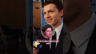 Why Tom Holland Quit ❌️Social Mediashorts tomholland hollywood actor spiderman [upl. by Ellehcyt998]