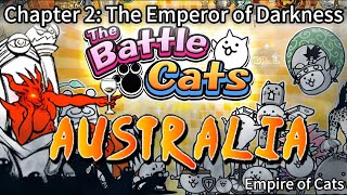 The Battle Cats  Chapter 2 Australia  Deploy Your Army to Conquer the Emperor of Darkness [upl. by Maillil108]