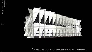 RESPONSIVE FACADE SYSTEM ANIMATION [upl. by Ahsimit]