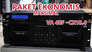 DLMS VA 48F pakeT power 4chanel  va pro audio  Indonesia [upl. by Slifka]