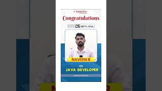 quot🎉 Congratulations to the JavaDeveloper for Placement at DIGITAL SOUL  NareshITquotjavadeveloper [upl. by Hilliard954]