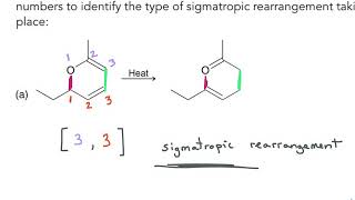 Exercise 1725  Identifying Types of Sigmatropic Rearrangements [upl. by Jessee]