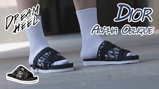 2023 ON FEET DIOR ALPHA SANDAL TRY ON AND REVIEW [upl. by Alfeus]