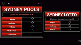 LIVE DRAW SYDNEY  LIVE DRAW SYDNEY LOTTO HARI INI 06 OKTOBER 2024  SYDNEY LOTTO LIVE DRAW [upl. by Nightingale]