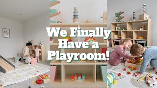 WE FINALLY HAVE A PLAYROOM  Reveal  Behind The Scenes [upl. by Gnas228]