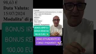 BONUS RENZI pagamenti youtube shortvideos viralvideos viral shorts [upl. by Ynnor]