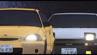 Initial D AE86 vs EK9 [upl. by Warenne]