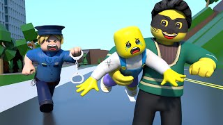 ROBLOX Brookhaven 🏡RP  FUNNY MOMENTS Police Officer and Kidnapped  Roblox Animation [upl. by Nerreg]