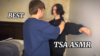 TSA pat down ASMR [upl. by Forward]