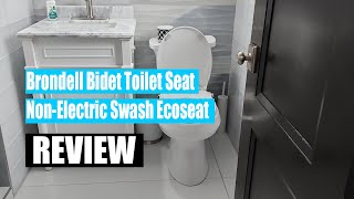 Review Brondell Bidet Toilet Seat NonElectric Swash Ecoseat 2024 [upl. by Acissej]