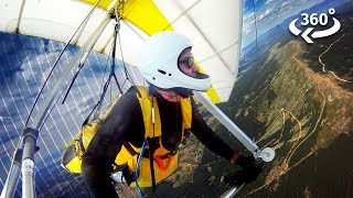 Hang Gliding Above the Ocean in 360º [upl. by Zilvia803]