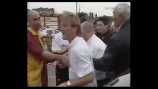 Stuart McCall Celebrate Motherwell Getting into the Champions League [upl. by Sacksen]