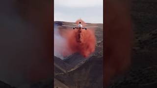 🔥 DC10 Fire Bomber in Action Incredible Retardant Drop Saves the Day Aviation FireFighting [upl. by Kyrstin]