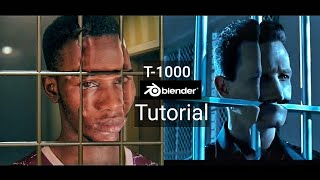 Blender vfx Course vfx T1000 Liquid metal effect in Blender 30 [upl. by Pronty743]