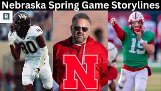 Nebraska Football Spring Game Preview  Breakout Players [upl. by Shepard]