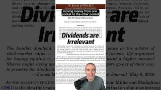 Dividends are not investment returns They are not free money and do not offer downside protection [upl. by Ahsyen]