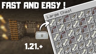 EASY Skeleton XP Farm in Minecraft 121 [upl. by Yesteb]