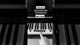 Crazy Frog  Axel F Piano [upl. by Newbill]