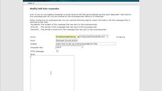 How To Setup An Autoresponder [upl. by Genisia]