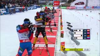 Biathlon WM Staffel der Männer in Nove Mesto 2013 [upl. by Haze]