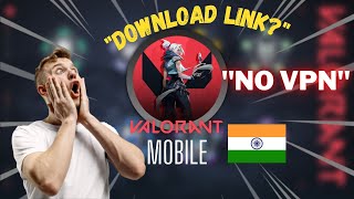 How to Download Valorant Mobile or Hyper Front in INDIA Without VPN Official Link [upl. by Ymmat]