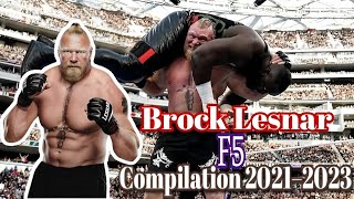 Brock Lesnar F5 compilation 2023 [upl. by Marja425]