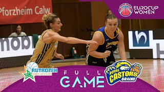 Rutronik Stars Keltern v Castors Braine  Full Basketball Game  EuroCup Women 202425 [upl. by Glynias399]