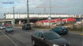 Ostkreuz Berlin zwischen Bahnhof und Nöldnerstraße  Rummelsburg November 2011 [upl. by Eednam]