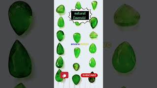 Emerald stone💥viralvideo silverjewllery stone emerald colourstone trendingshorts [upl. by Eenert]