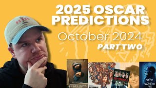 2025 OSCAR PREDICTIONS  October 2024  Part Two Tech Categories [upl. by Enilegnave298]