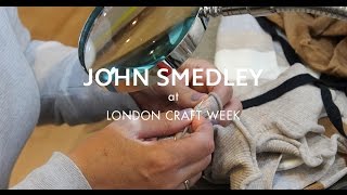 John Smedley at London Craft Week  Invisible Mending [upl. by Ireland387]