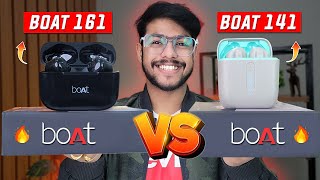 Boat 141 VS Boat 161 Airdopes Comparison Best Wireless Earbuds Under 1000 Rs [upl. by Ahsehat]